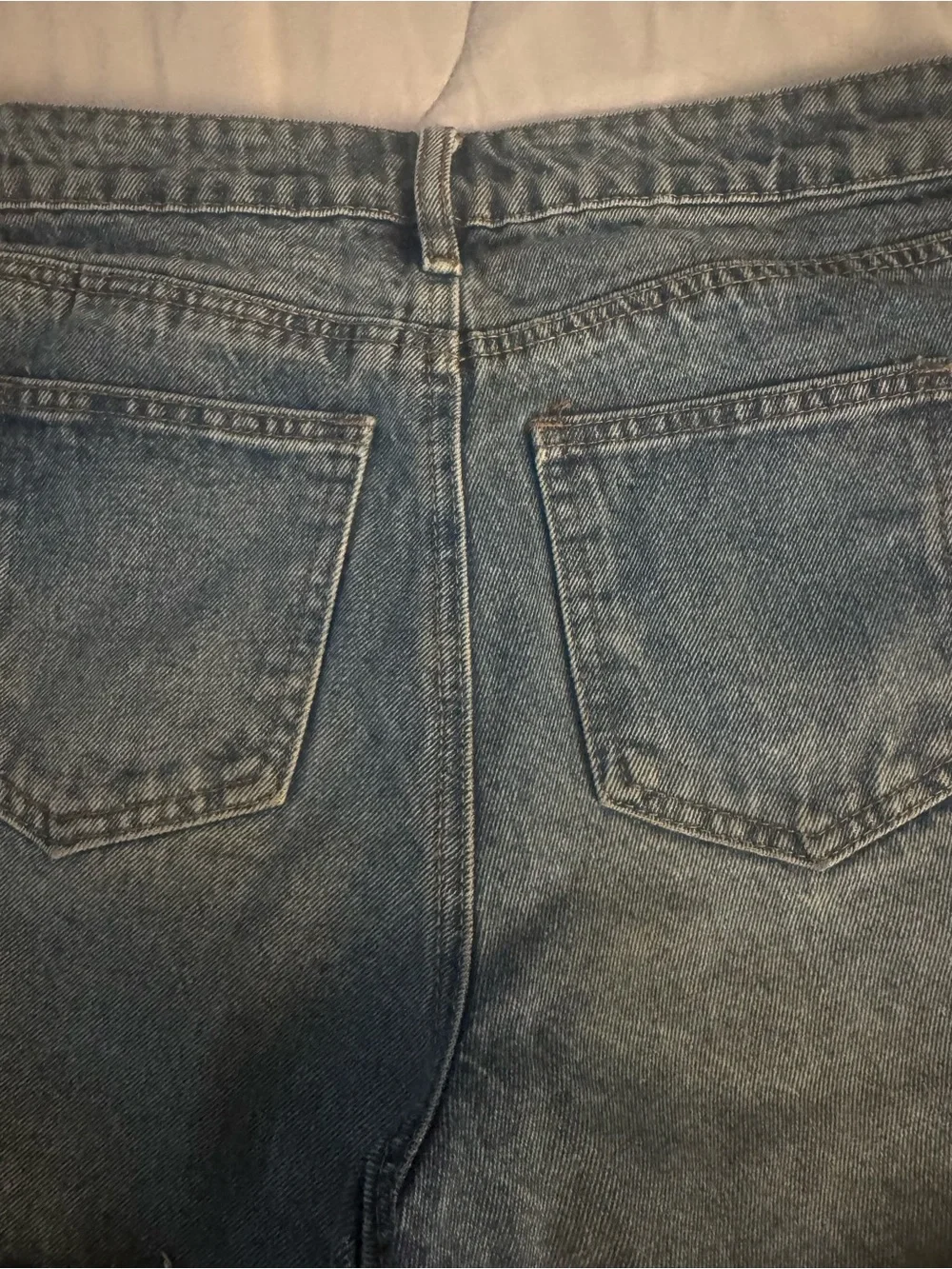 Rue21 Distressed Denim Shorts in Blue